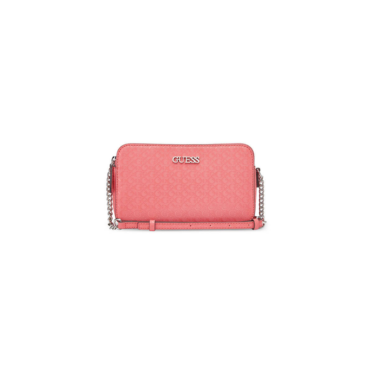 Guess Watermelon Printed Tide wood Mini Compartment Crossbody Bag