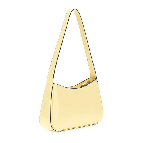 Buy Guess Yellow Solid Arnela Top Zip Shoulder Bag Online