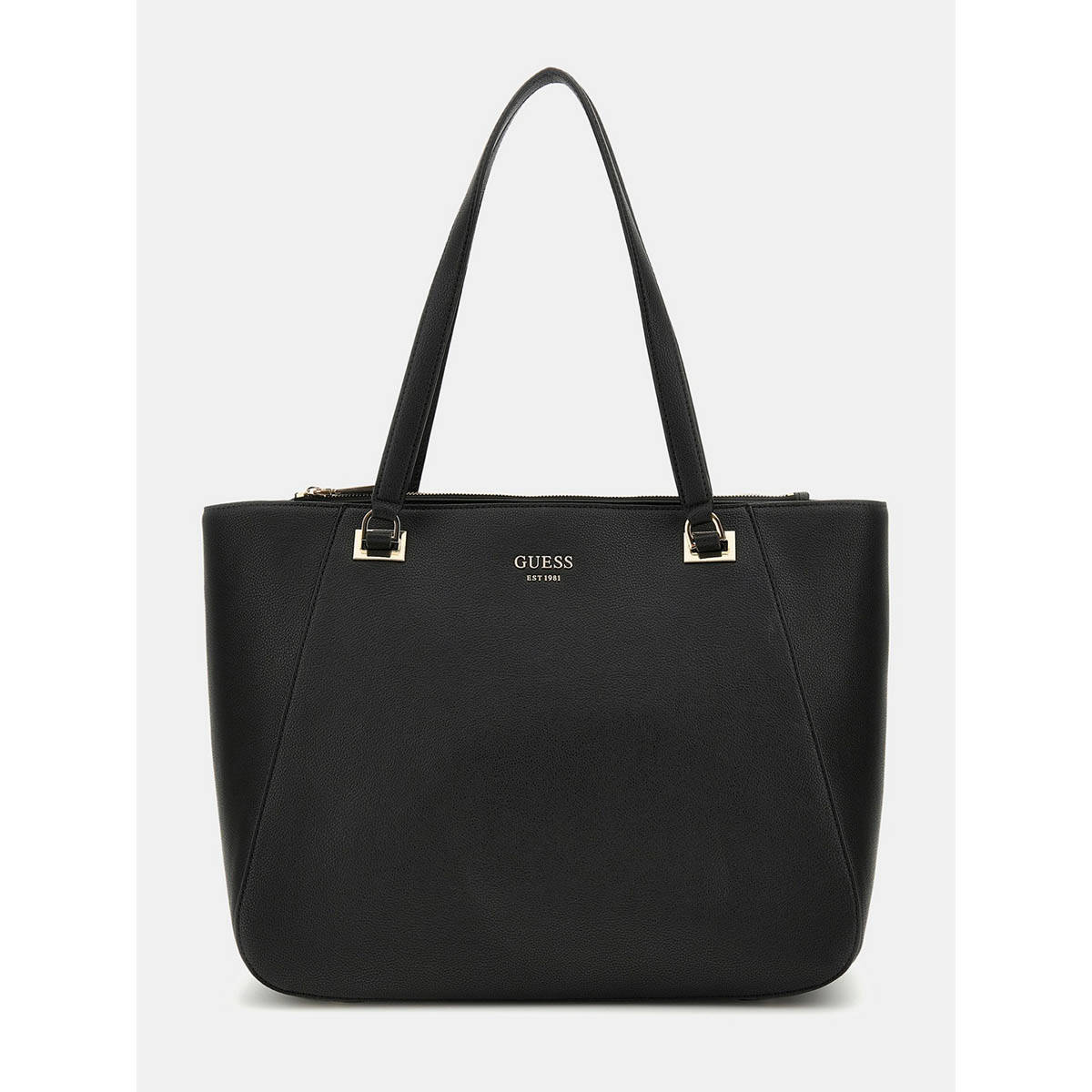 Guess Black Solid Calebra Tote Bag