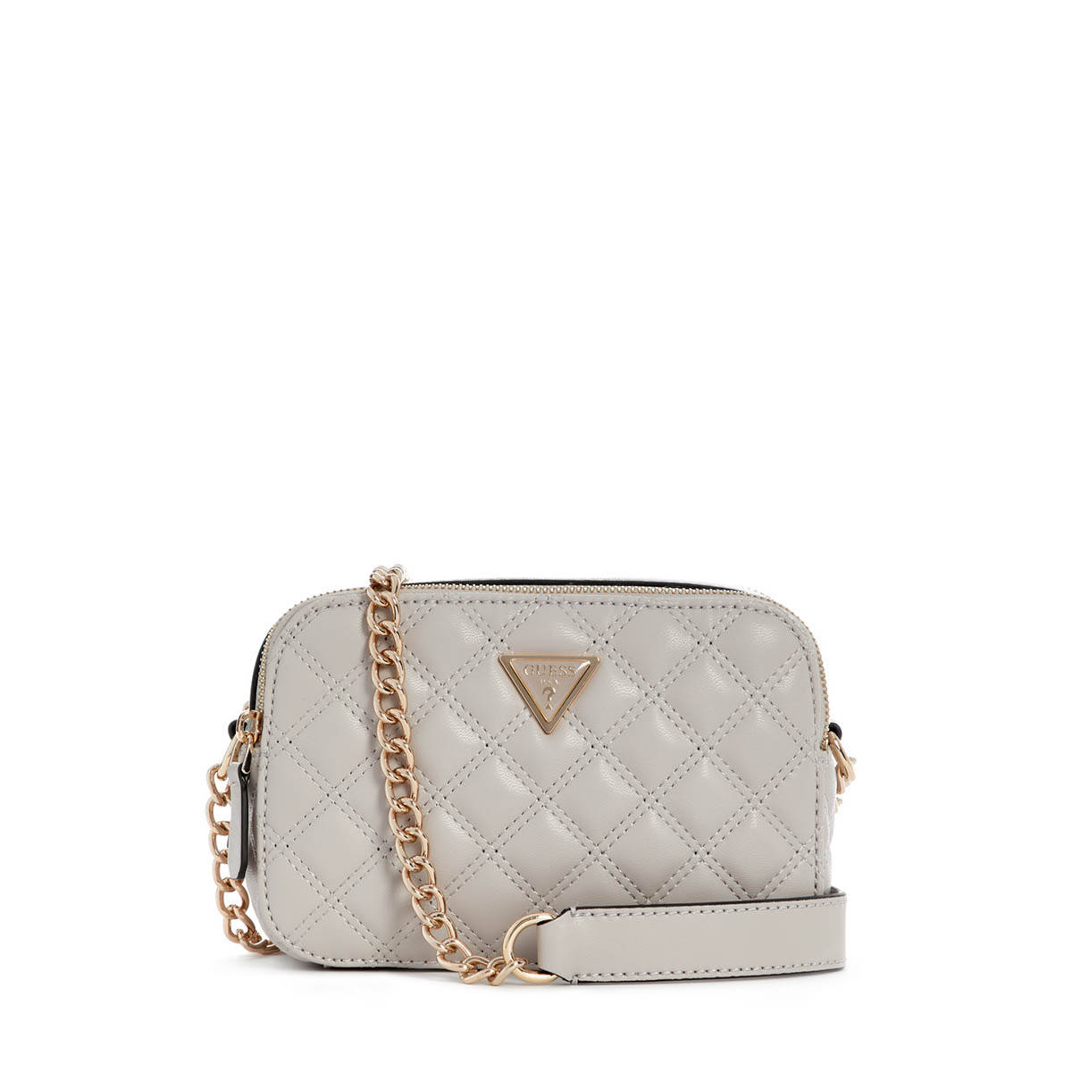 Guess Grey Solid Giully Camera Crossbody Bag