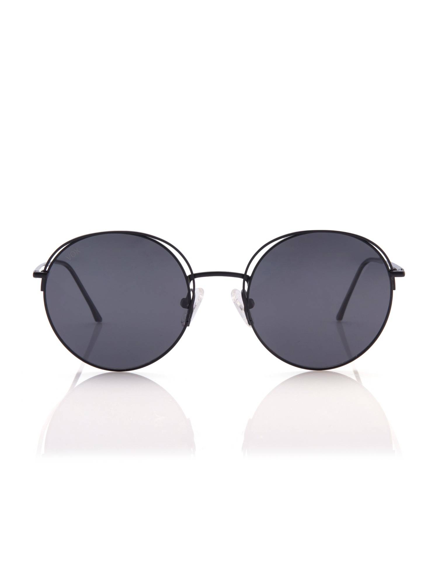 VOX Unisex Green Round Rim Polarised and Uv Protected Lens Sunglasses-Vx015 (49)