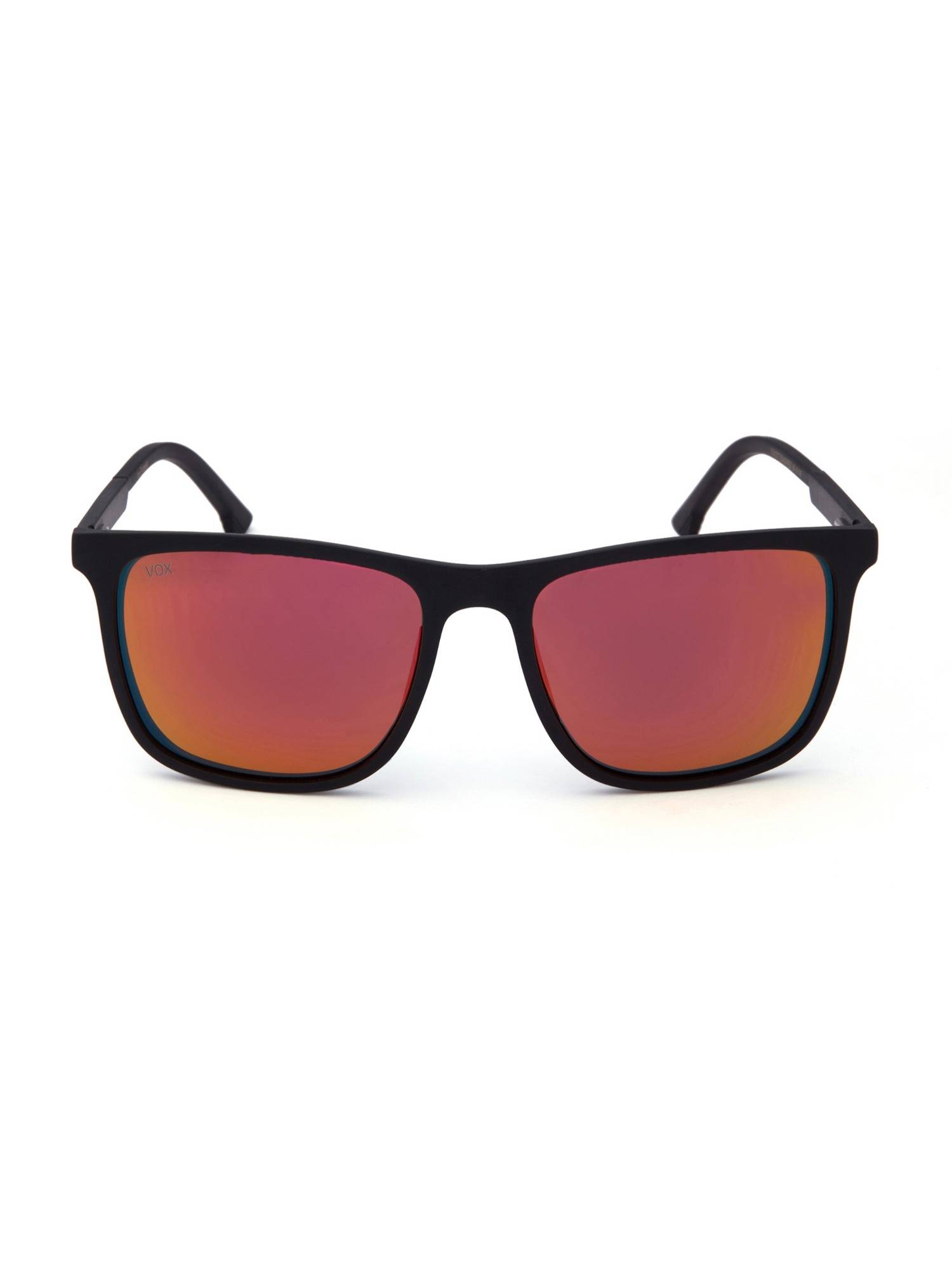 VOX Unisex Sqaure Full Rim Polarised and Uv Protected Lens Sunglasses-Vx048 (56)