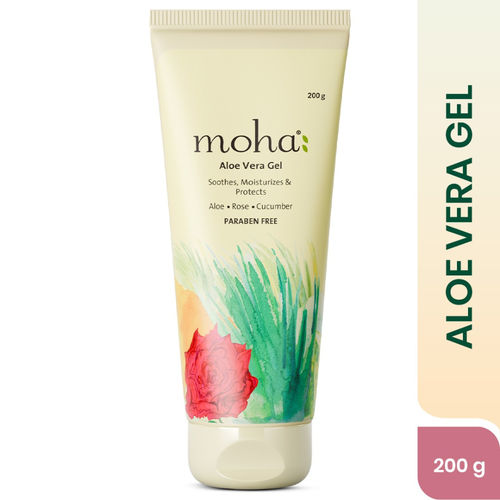 Moha Rose & Cucumber Aloe Vera Gel To Prevent Pigmentation & Fine Lines For  Glowing Skin