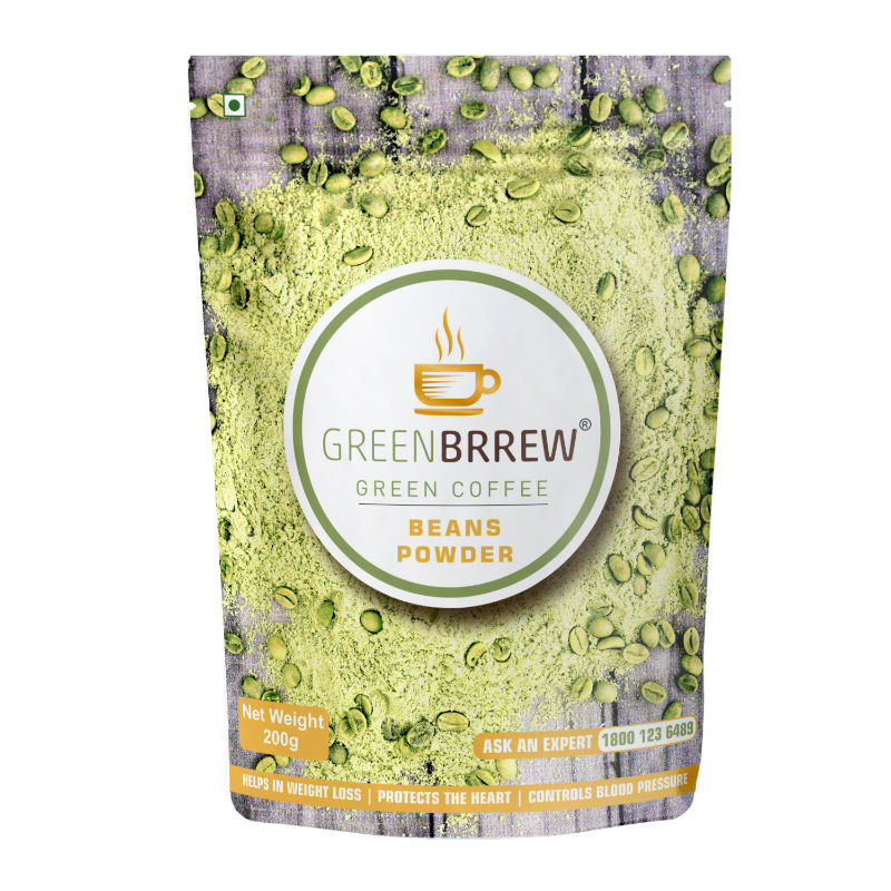 Greenbrrew Arabica Organic Green Coffee Beans Powder
