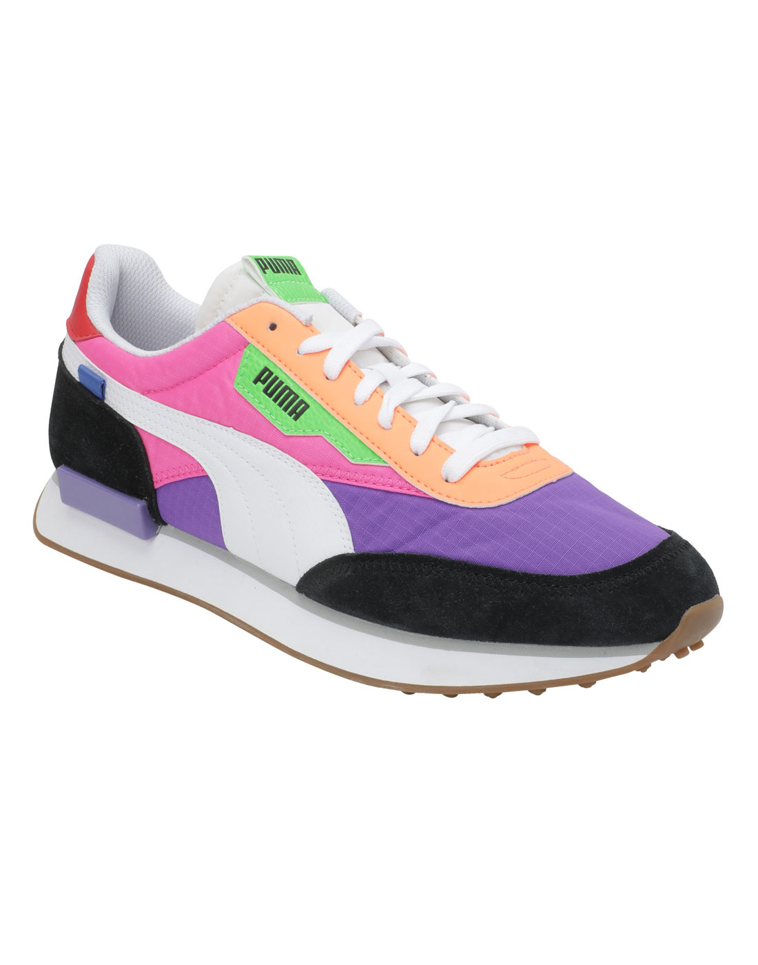 pink and purple puma shoes