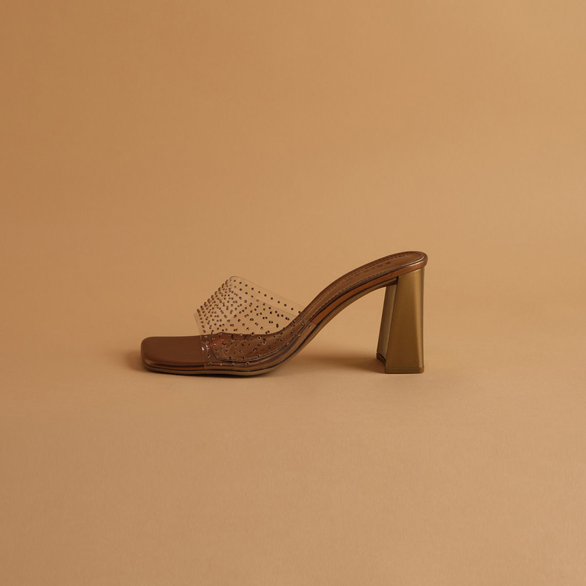 Eridani Embellished Bronze Ziva Heels Buy Eridani Embellished Bronze