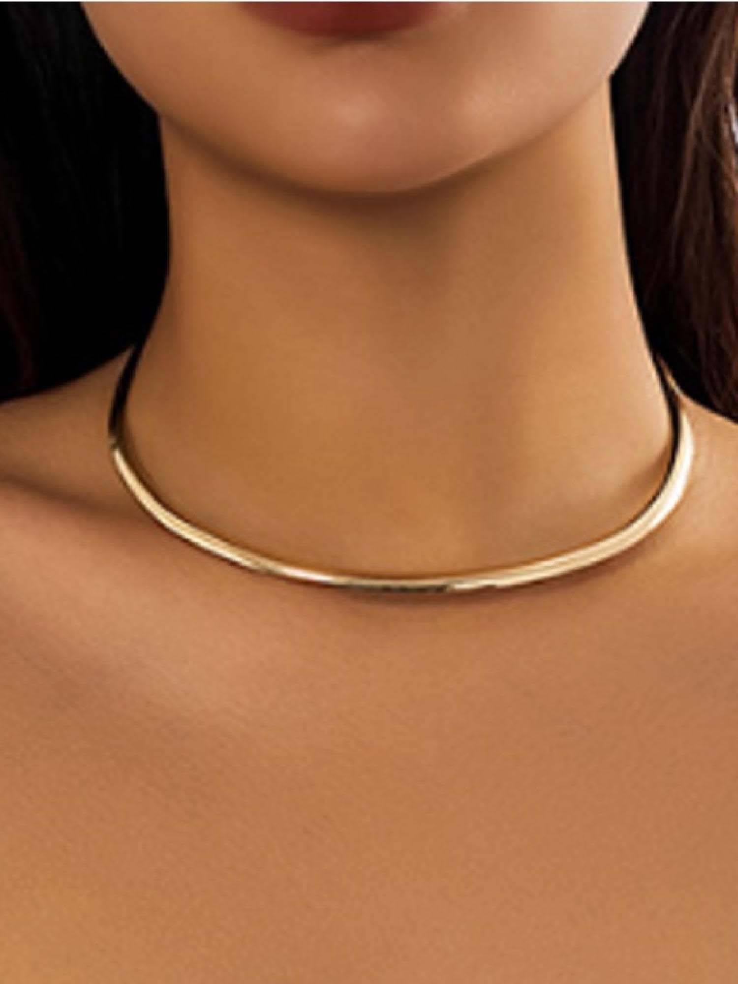 White Lies Molten Gold Adjustable Necklace