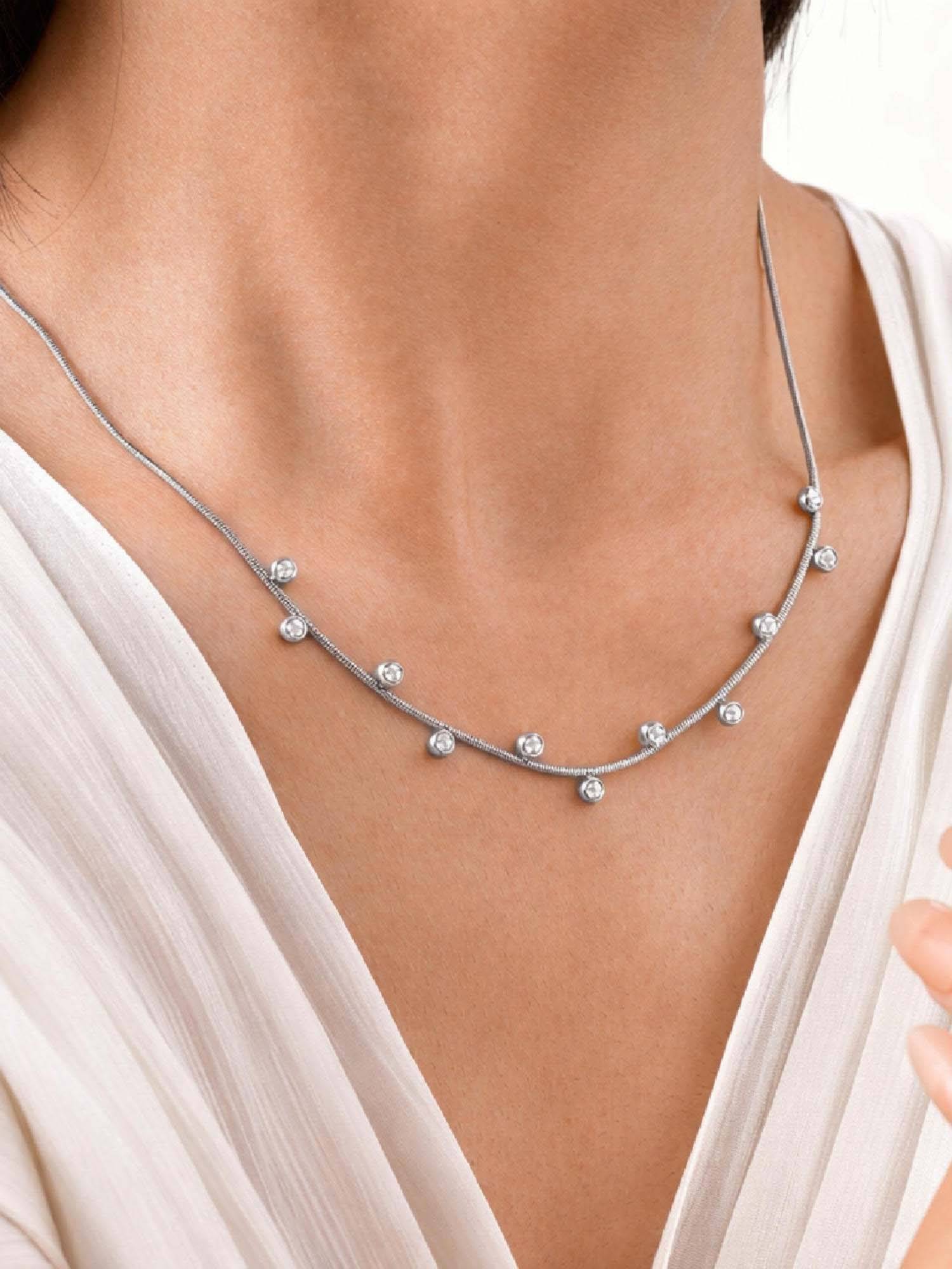 White Lies It Girl Adjustable Necklace