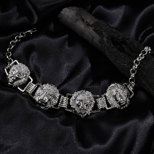 Buy ISHKAARA Lion Choker Metal Statement Necklace Metal Online