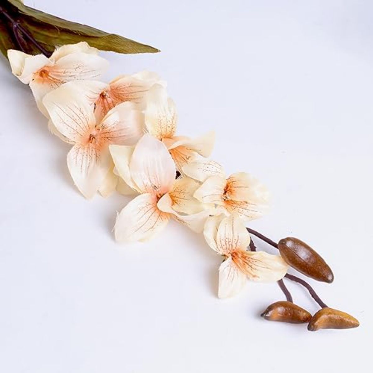 Buy Itsy Bitsy Artificial Flower Orchid Lily Off White 26.5Inch Online