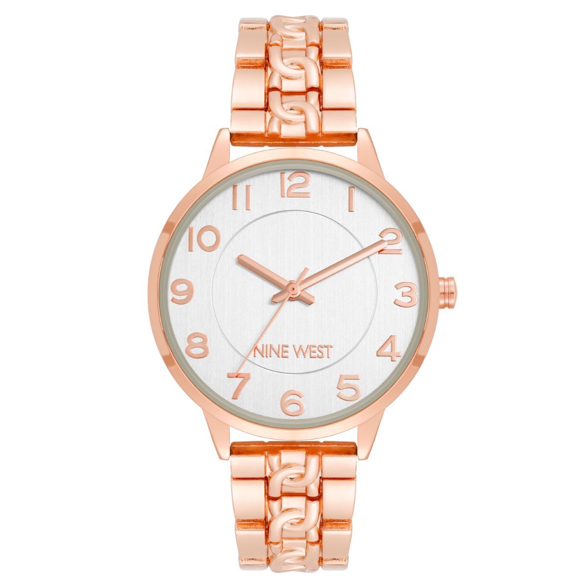 Buy Nine -West Women Silver Dial Analog Watch - NW-2928SVRG (M) Online
