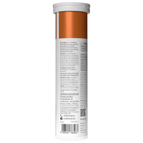 Buy HealthKart Hk Vitals Glutathione (Orange, 15 Effervescent Tablets) &  Collagen For Men Online