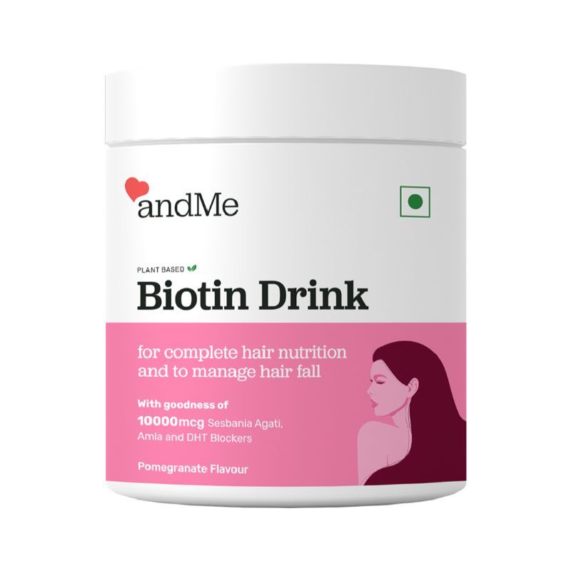 andMe Plant Based Biotin Supplement - Pomegranate Flavour