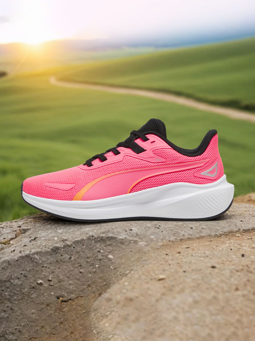 Puma Skyrocket Lite Unisex Pink Running Shoes (UK 6)