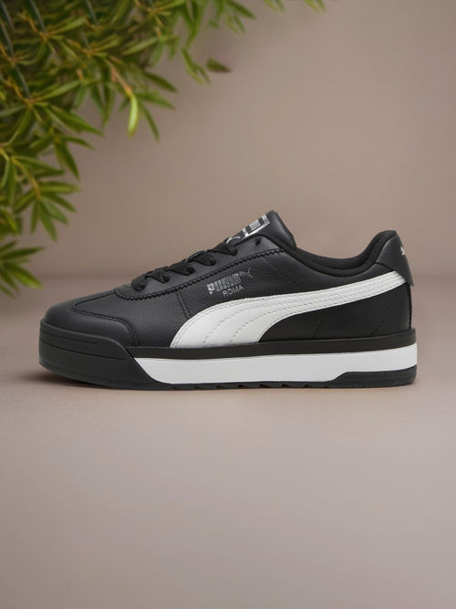 Buy Puma Roma Feminine Women's Black Sneakers Online