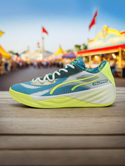 Puma All-Pro NITRO Hoops Dreamz Unisex Green Basketball Shoes