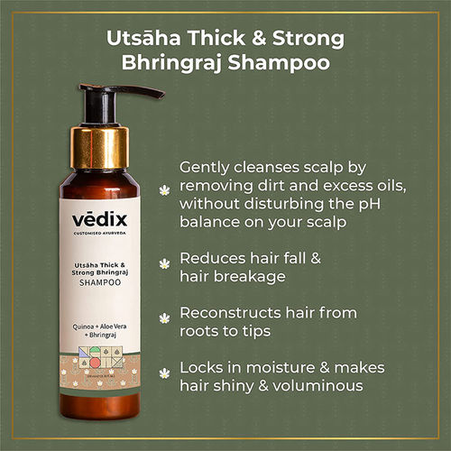 Vedix Bhringadi Hair Care Kit - Pack Of 4 - Booster Oil,Shampoo,Conditioner  & Hair Mask: Buy Vedix Bhringadi Hair Care Kit - Pack Of 4 - Booster Oil,Shampoo,Conditioner  & Hair Mask Online