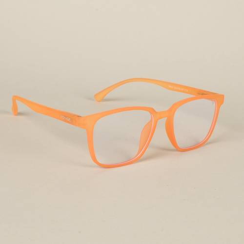 Buy Voyage Orange Square Eyeglasses for Men & Women (52) Online display picture 1