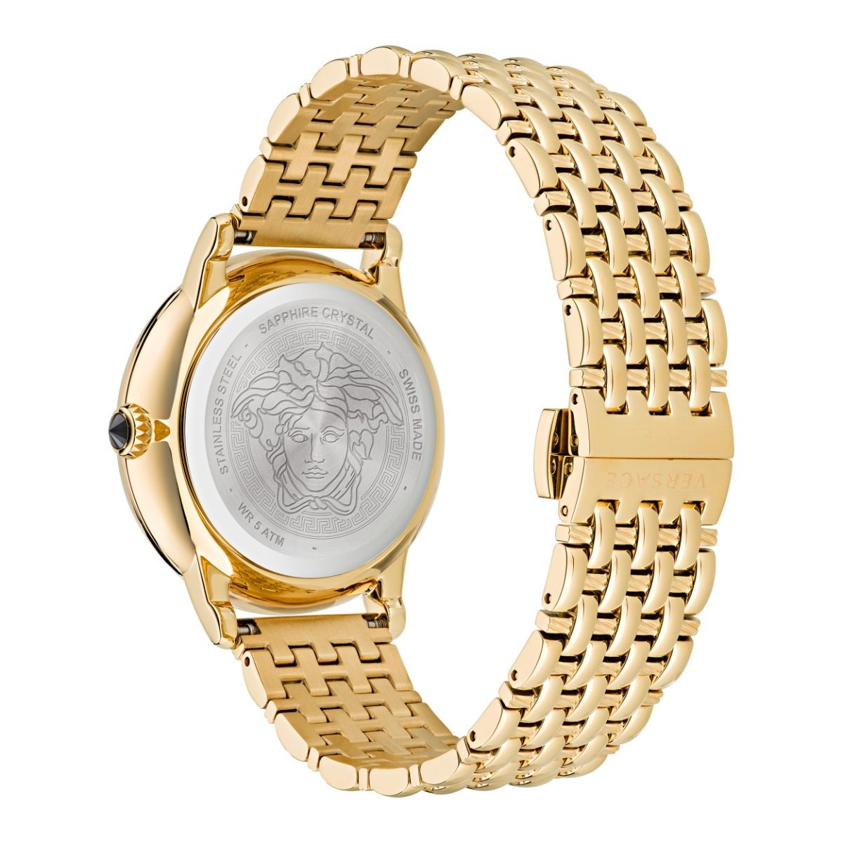 Buy Versace 2 Hands Womens Analog Gold Dial Coloured Quartz Watch