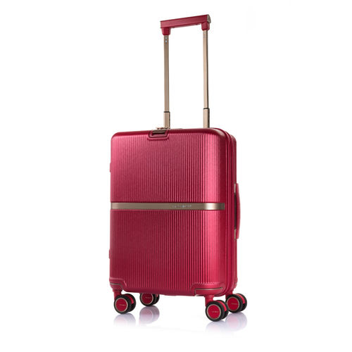 Samsonite Trolley Bag Suitcase For Travel Minter Spinner 55 Cms  Polycarbonate Hardsided Cabin Luggage Suitcase Briefcase Trolley Bag, Red