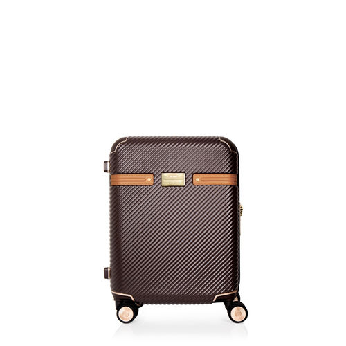 Samsonite Trolley Bag Suitcase For Travel SBL Richmond II Spinner 55 Cms  Polycarbonate Hardsided Cabin Luggage Trolley Bag, Brown