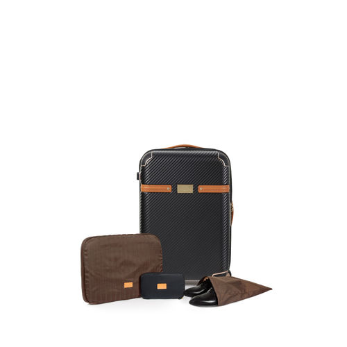 Samsonite Trolley Bag Suitcase For Travel SBL Richmond II Spinner 55 Cms  Polycarbonate Hardsided Cabin Luggage Trolley Bag, Black