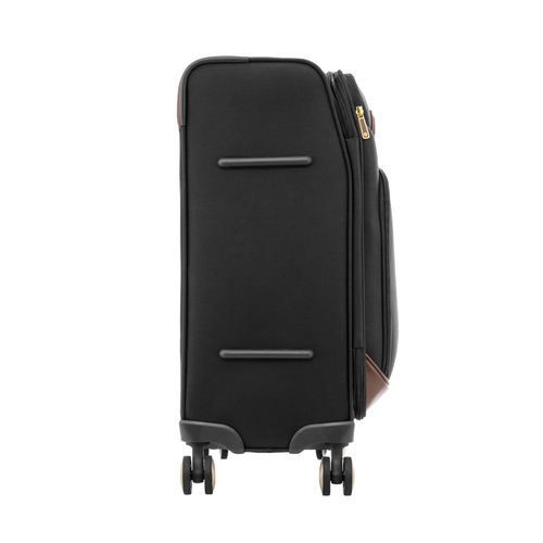 Samsonite Trolley Bag Suitcase For Travel SBL Regal 55 Cms Polyester  Softsided Cabin Luggage Trolley Bag, Black