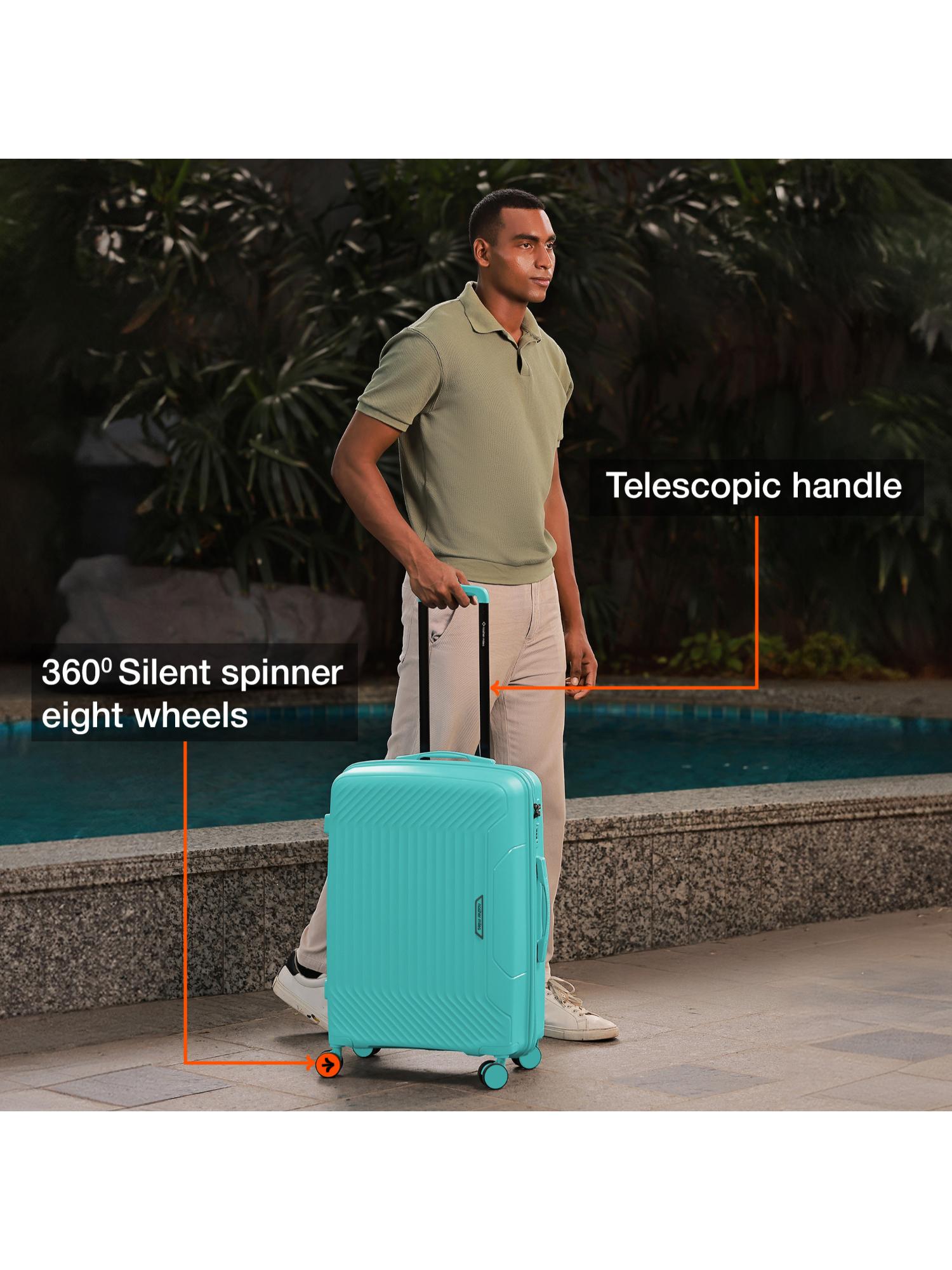 Buy Nasher Miles Unisex Teal Coorg Hard-Sided Polypropylene Black