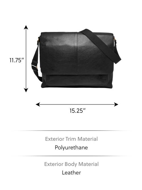 Buy Fossil Kayden Black Messenger SBG1327001 (M) Online