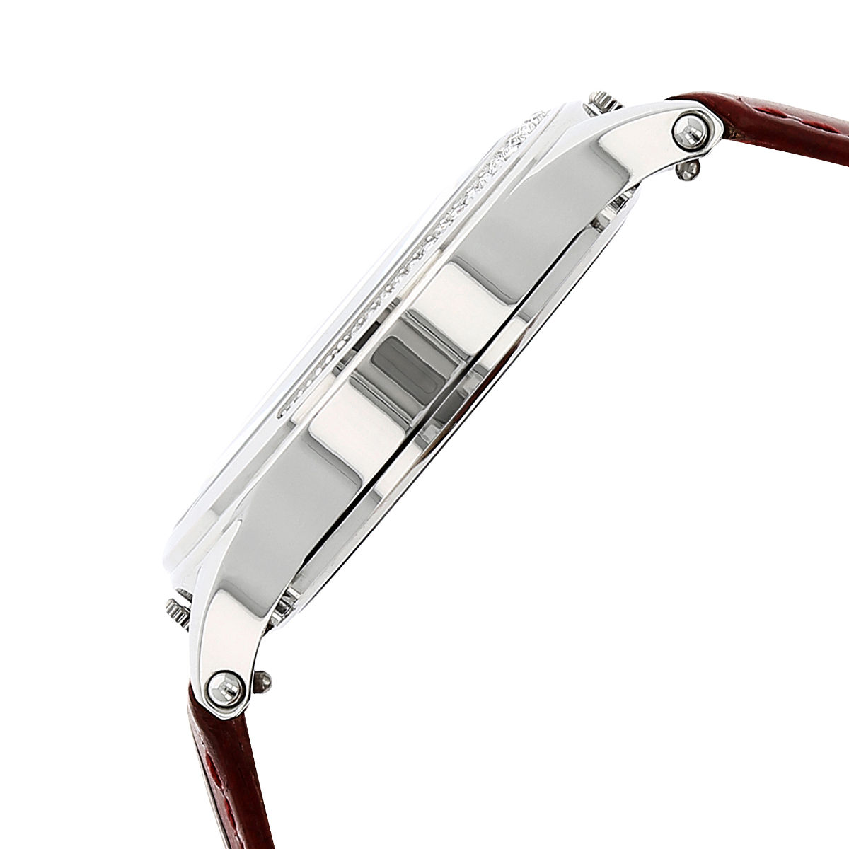 Titan Silver Dial Brown Leather Strap Watch: Buy Titan Silver Dial ...