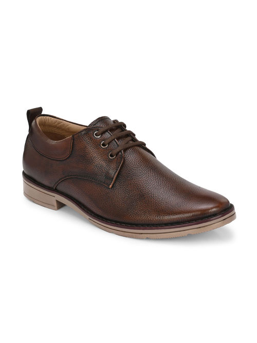 CLOG LONDON Men Brown Formal Lace Up Derby Shoes