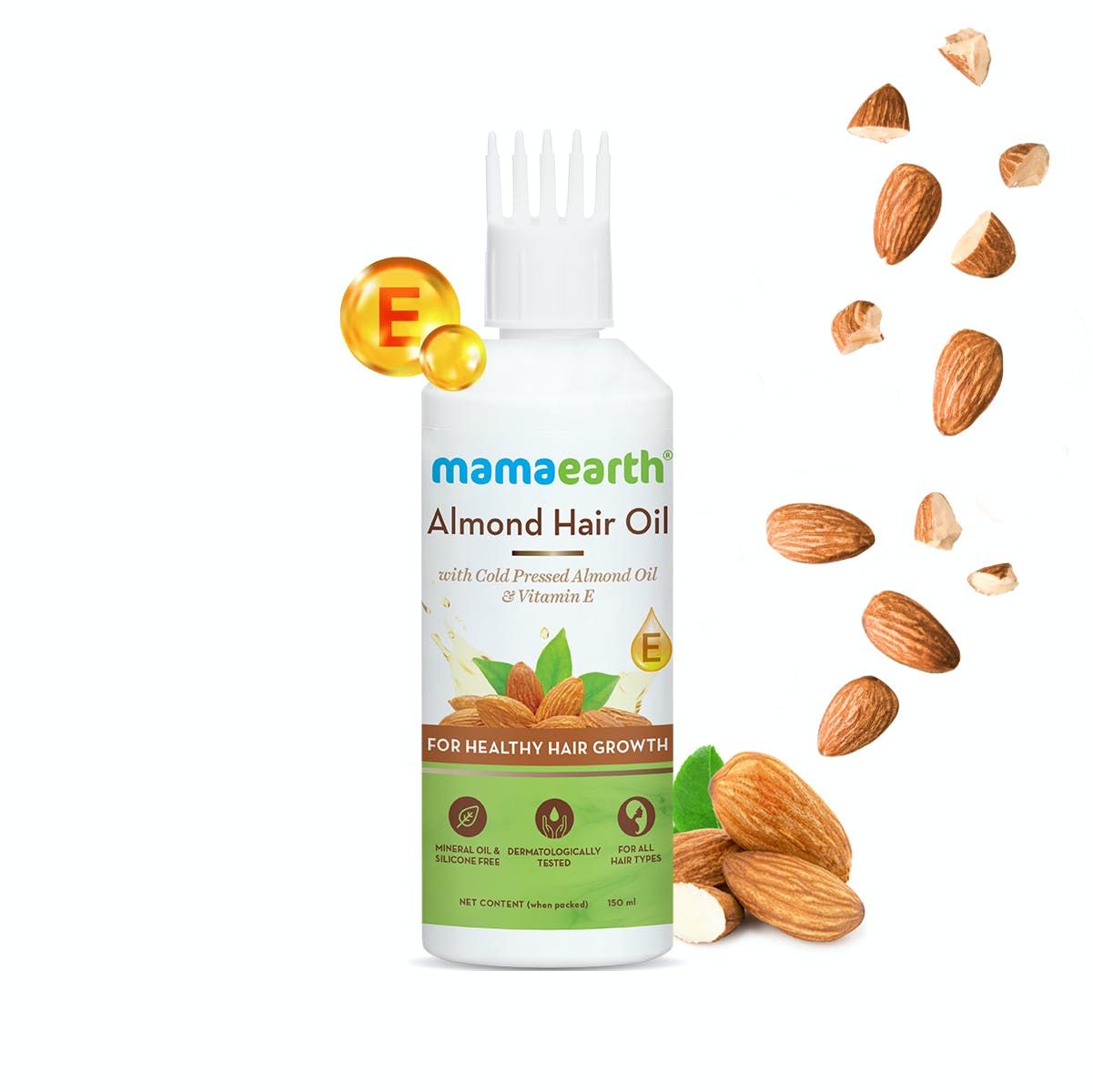 Mamaearth Cold Pressed Almond Oil & Vitamin E For Healthy Hair Growth: Buy  Mamaearth Cold Pressed Almond Oil & Vitamin E For Healthy Hair Growth  Online at Best Price in India |