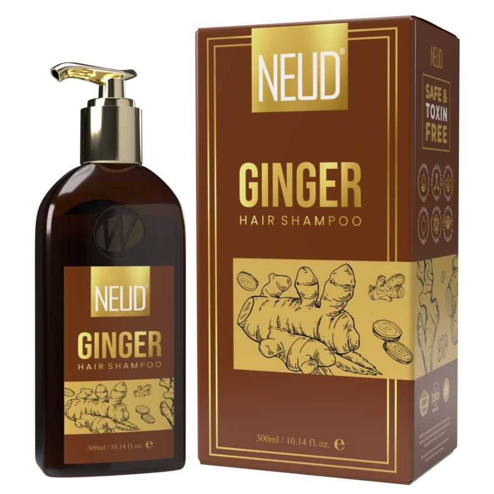 Neud Premium Ginger Hair Shampoo for Men & Women