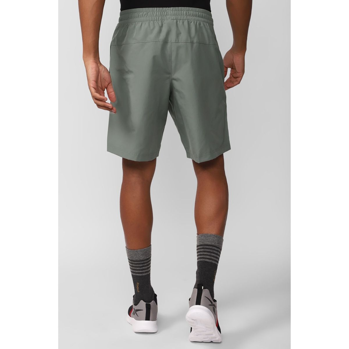 Reebok Mens Wor Woven Green Solid Shorts: Buy Reebok Mens Wor Woven ...