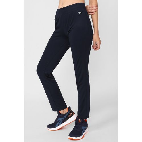 REEBOK Solid Women Black Track Pants - Buy REEBOK Solid Women