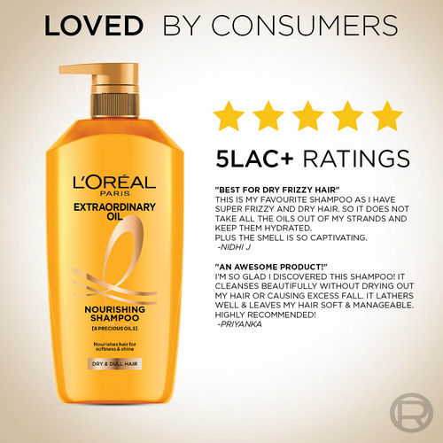 L'Oreal Paris Extraordinary Oil Nourishing Shampoo For Dry Dull Hair