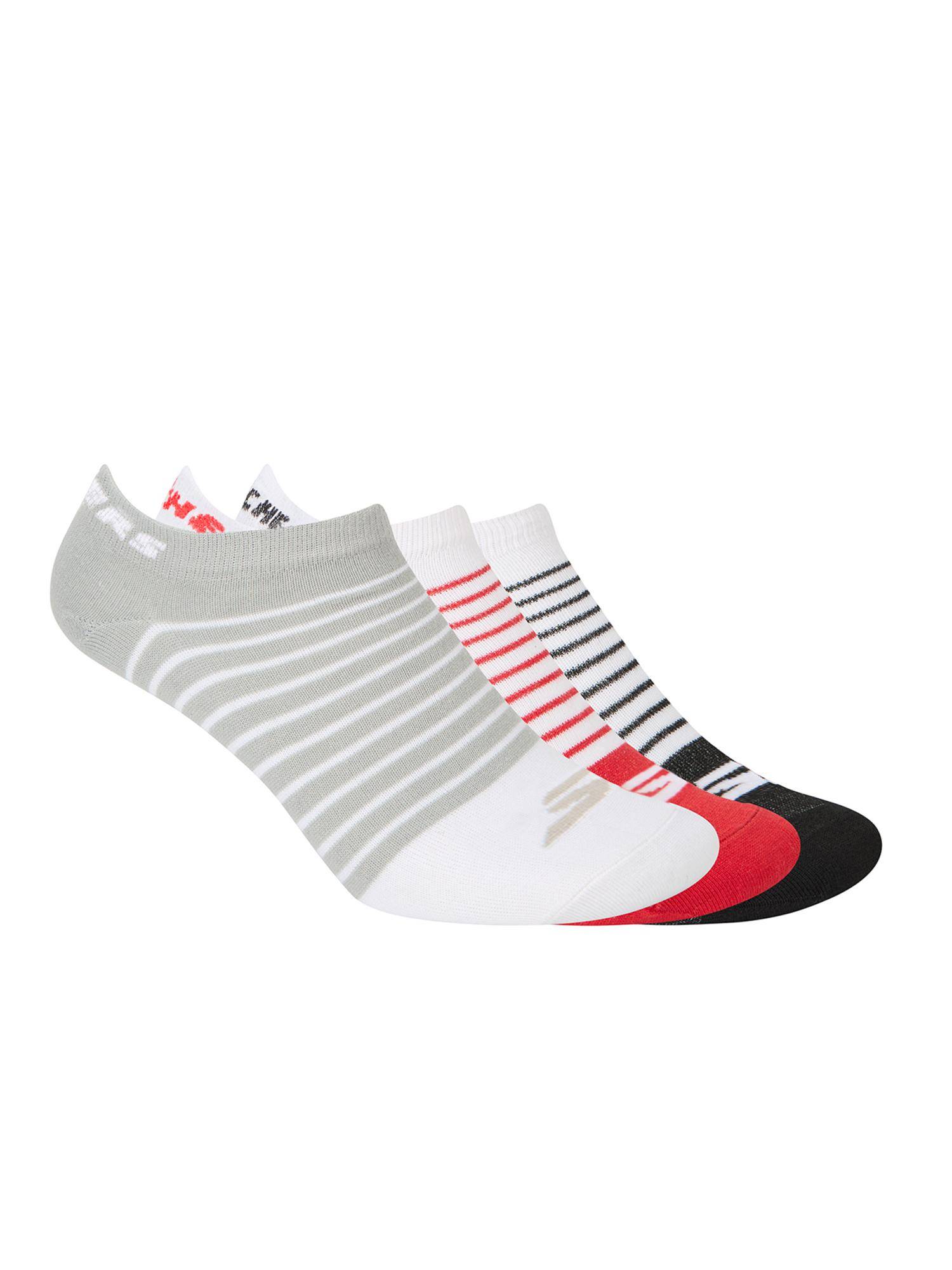 SKECHERS Women Striped Non Terry Low Cut Socks