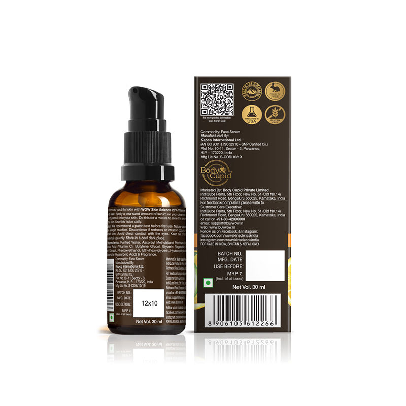 WOW Skin Science Vitamin C Face Serum Buy WOW Skin Science Vitamin C