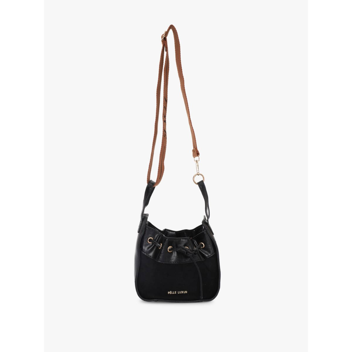 Pelle Luxur Black Sling Bag