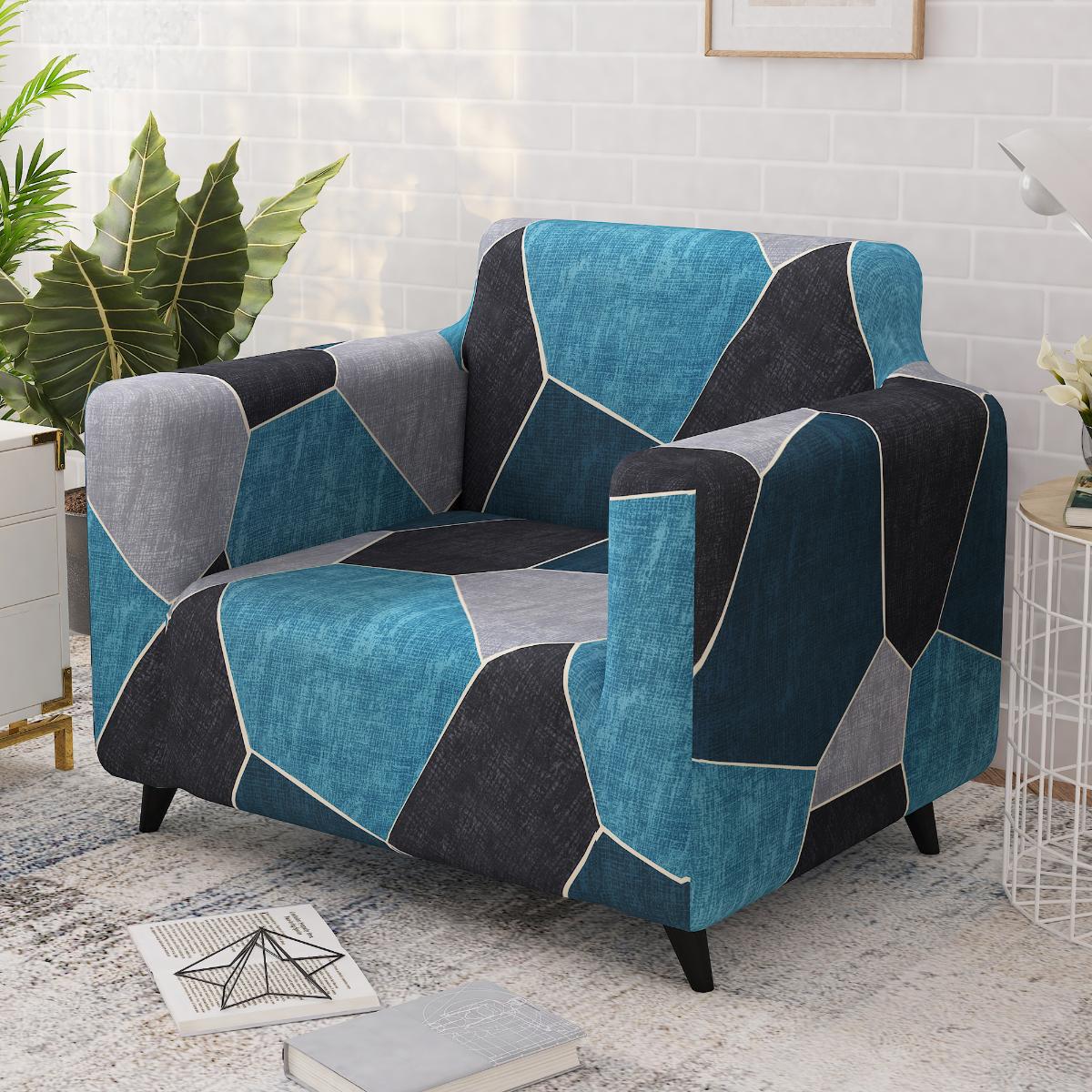 Story@Home 1 Seater Sofa Cover - Multi-Color