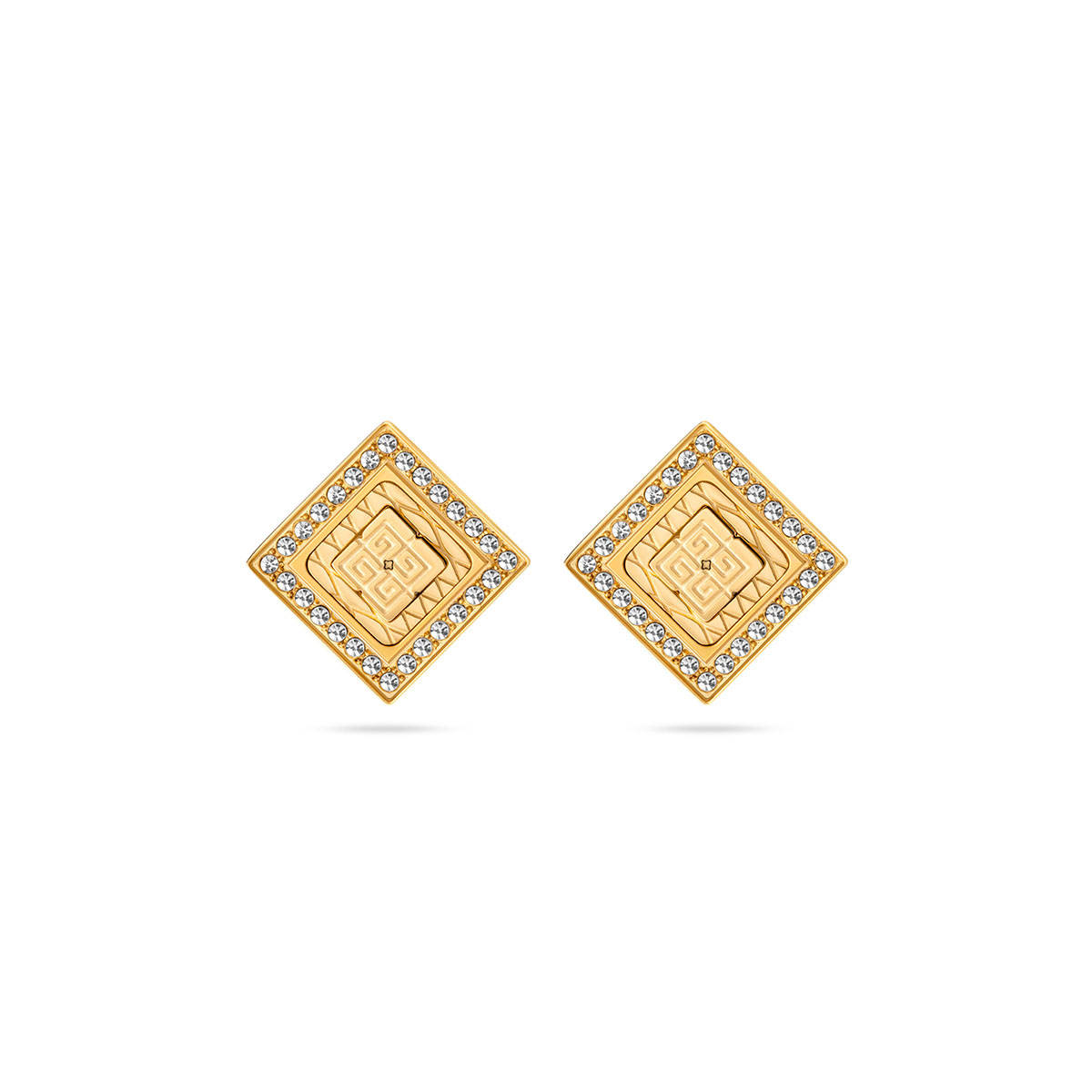 Guy Laroche Eva Stainless Steel Women Gold Earring