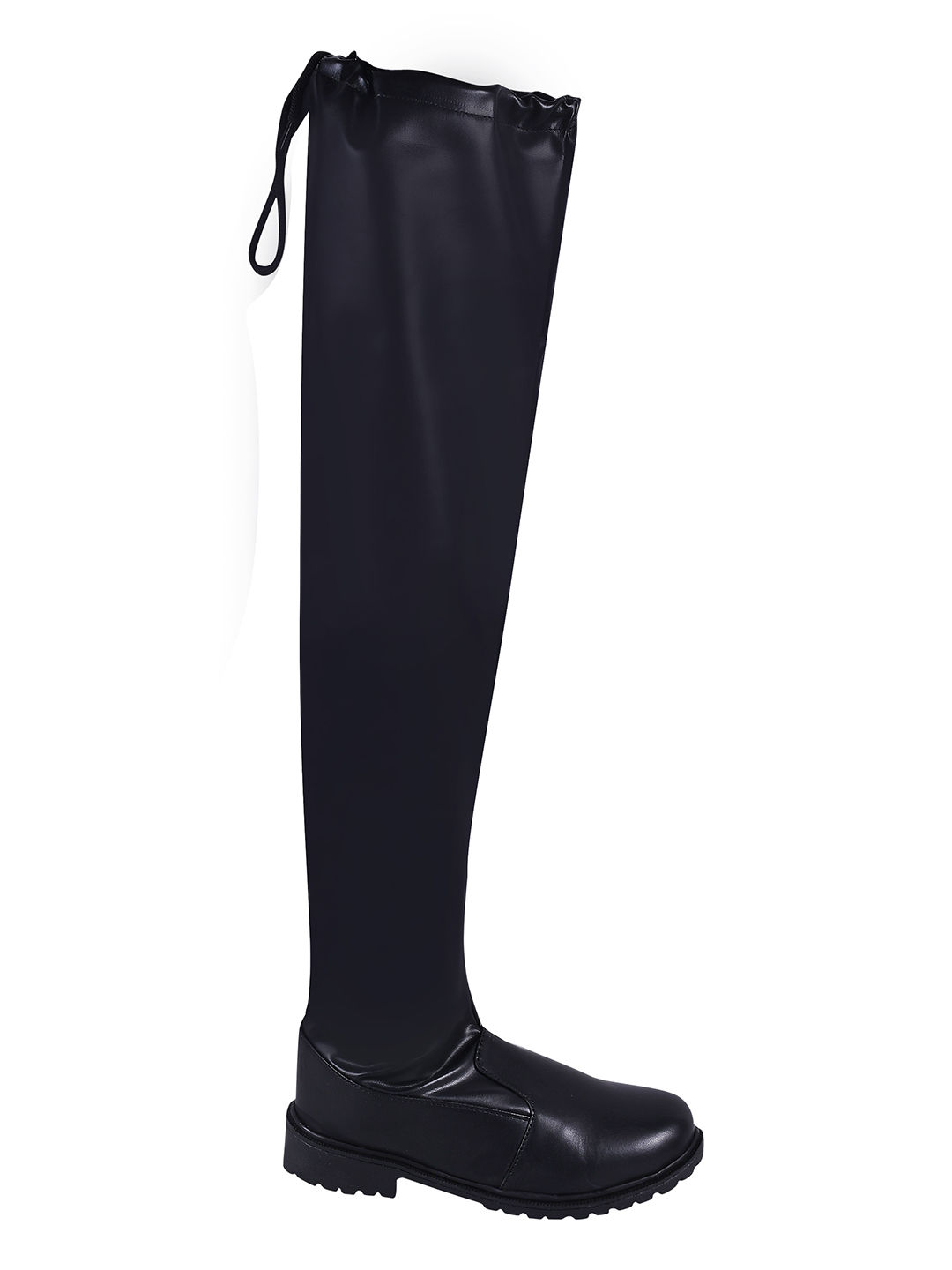 high top flat boots