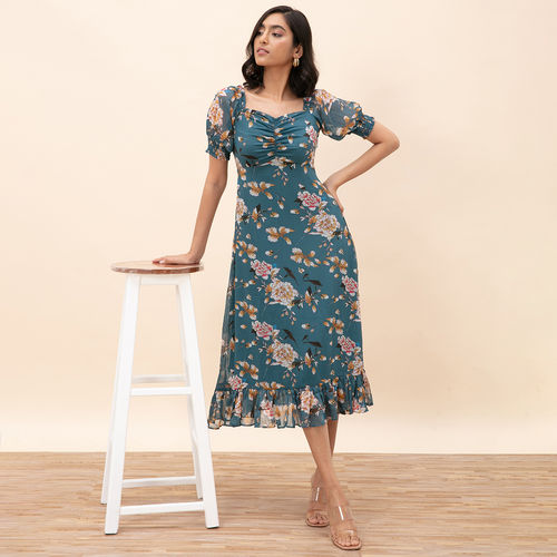 Buy Twenty Dresses By Nykaa Fashion Right On Ruche Floral Dress