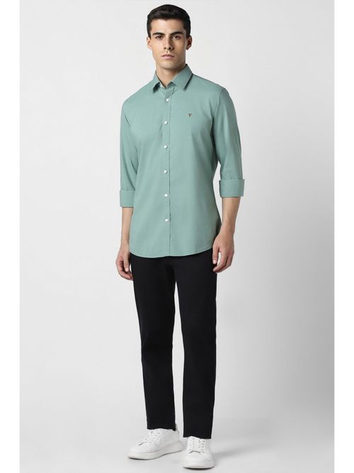 long sleeve van heusen dress shirts Van Heusen Men's All Way Stretch Printed Long Sleeve Shirt, Blue, XL
