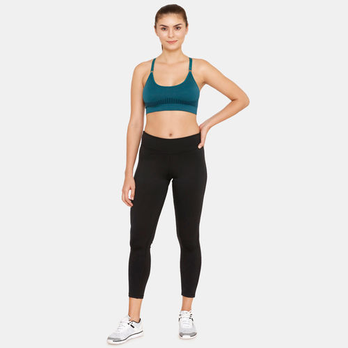 Buy Zelocity Medium Impact Sports Bra With Removable Padding