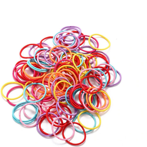 Buy Jewels Galaxy Adorable Multicolour Rubber Band (Pack Of 100) Online