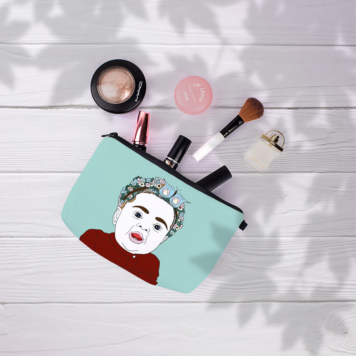 Crazy Corner Turqoise Frida Printed - Printed Makeup Crazy Corner Turqoise Frida Printed - Printed Makeup