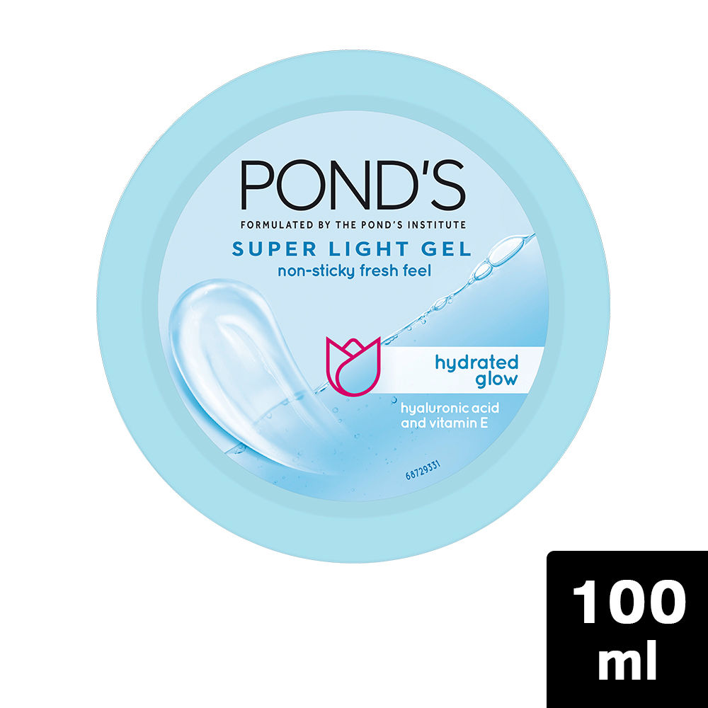 Ponds Super Light Gel Oil Free Moisturiser With Hyaluronic Acid + Vitamin E