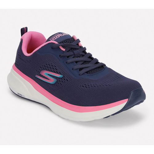 SKECHERS Womens GO RUN RIDE Navy Blue Running Shoes (US 9)