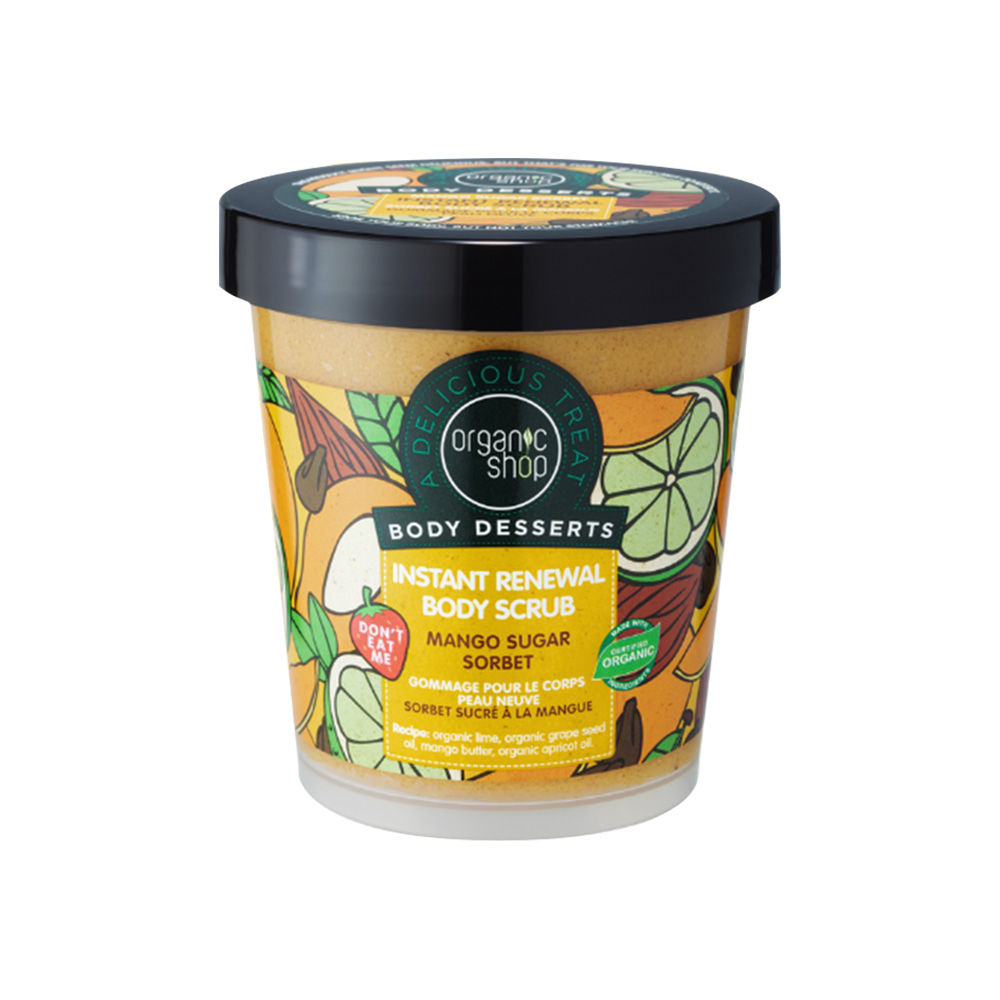 Buy Organic Shop Body Desserts Mango Sugar Sorbet Body Scrub Online